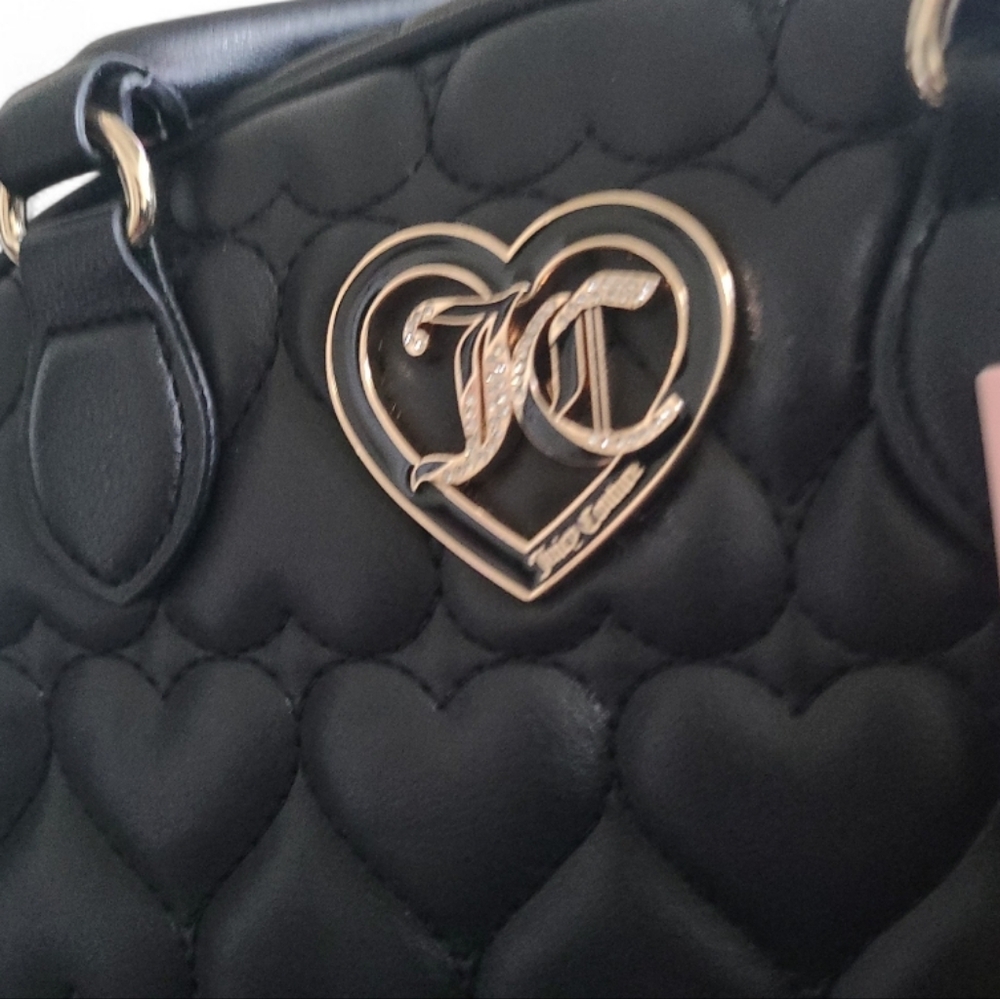 Juicy Couture Black Quilted Women's Bag - Picture 4 of 12
